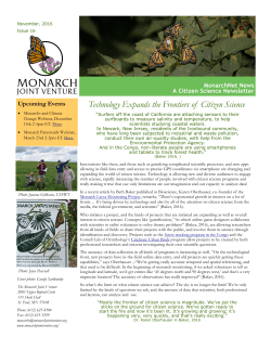 Technology Expands the Frontiers of Citizen Science