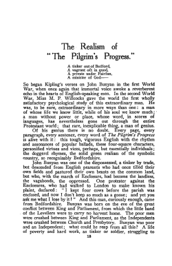 The Realism of `The Pilgrim`s Progress`