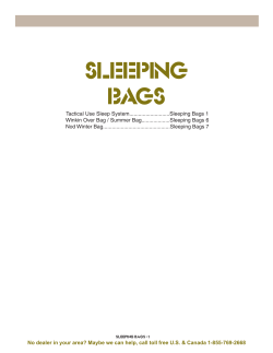 sleeping bags - Drop Zone Tactical