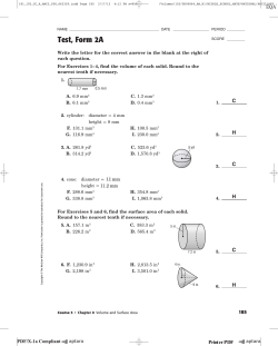 Test, Form 2A (continued)