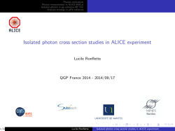 Isolated photon cross section studies in ALICE experiment