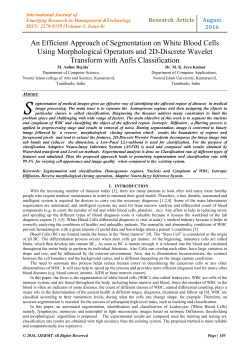 An Efficient Approach of Segmentation on White Blood Cells Using