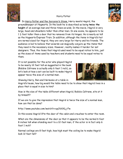 Harry Potter In Harry Potter and the Sorcerer`s Stone, Harry meets