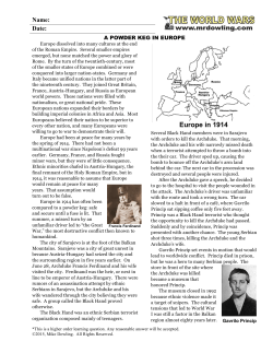 Europe in 1914