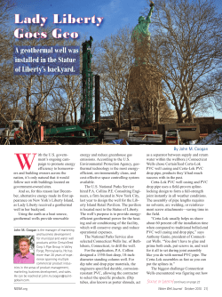 Lady Liberty Goes Geo - National Ground Water Association