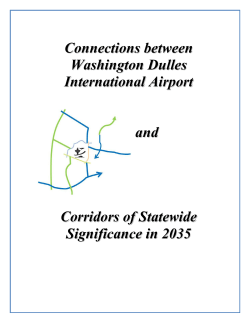 Connections between Washington Dulles International Airport and