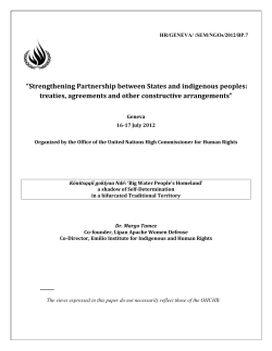 Strengthening Partnership between States and