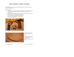 How to Make a Yellow Towrope - Greater Boston Soaring Club