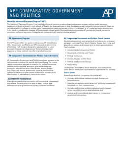 ap&reg; comparative government and politics