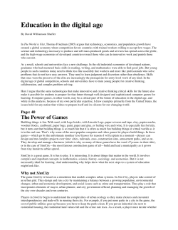 Education in the digital age