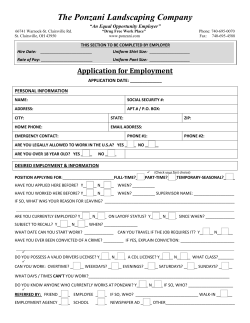 The Ponzani Landscaping Company