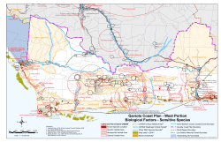Gaviota Coast Plan - West Portion Biological Factors