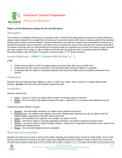 P06&ndash;Ballistics - Science from Scientists