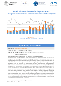 Public Finance in Developing Countries: