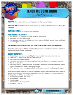 teach me something - Valley View Christian Church