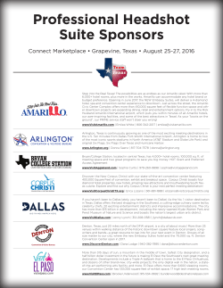 Professional Headshot Suite Sponsors