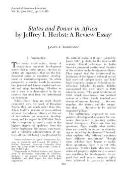 States and Power in Africa by Jeffrey I. Herbst