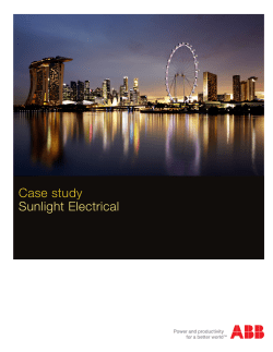 Case study Sunlight Electrical