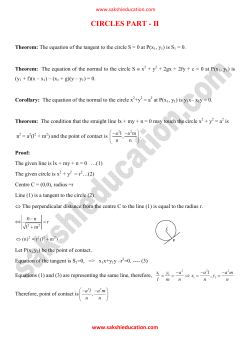 CIRCLES PART