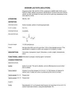 SODIUM LACTATE (SOLUTION)