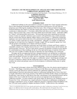 GEOLOGY AND THE DEVELOPMENT OF UPSTATE NEW YORK`S
