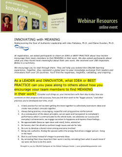 participant best practices