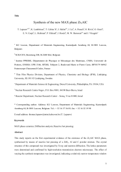 Lapauw_et_at_2016_Synthesis of the new MAX phase Zr2AlC