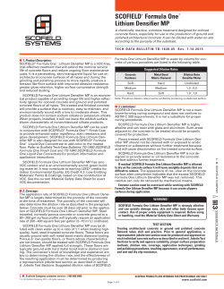SCOFIELD&reg; Formula One&trade; Lithium Densifier MP