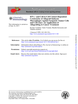 Allografting to Cancer Treatment and Cell Lines: An Application of