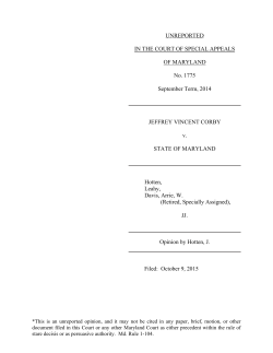 1775 - Maryland Courts