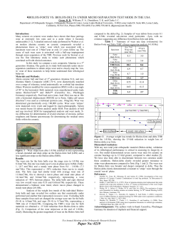 biolox-forte vs. biolox-delta under micro separation test mode in the