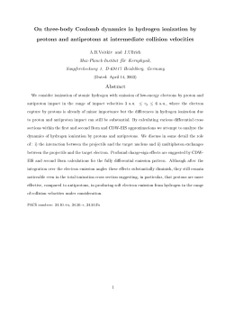 On three-body Coulomb dynamics in hydrogen ionization by protons