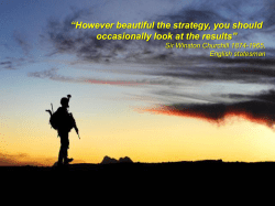 Featured Speaker LTG Keith Walker`s Presentation