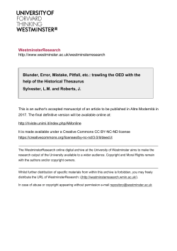 - WestminsterResearch