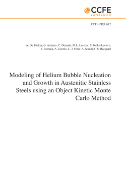 Modeling of Helium Bubble Nucleation and Growth in Austenitic