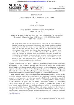 Full Text  - Notes and Records