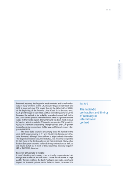 The Icelandic contraction and timing of recovery in international