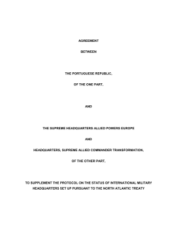 agreement between the portuguese republic, of the