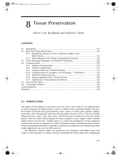 8 Tissue Preservation
