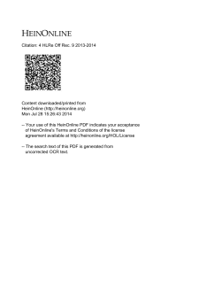 HeinOnline  - University of Virginia School of Law