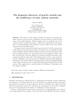 The forgotten discovery of gravity models and the inefficiency of