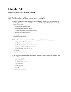 Economics of Money, Banking, and Financial Markets, 8e