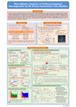 Mass Balance Analysis of Perfluorocompound Decomposition by