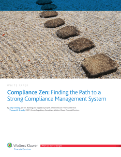Compliance Zen - Wolters Kluwer Financial Services