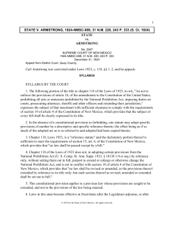 state v. armstrong - New Mexico Compilation Commission