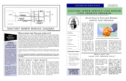 sanitary sewer service line repair cost sharing program