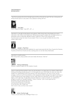 TESTIMONIALS REFERENZEN &ldquo;Julia Koch possesses the kind of
