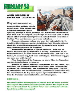 A KING MAKES FUN OF DAVID`S MEN -- 2 Samuel 10