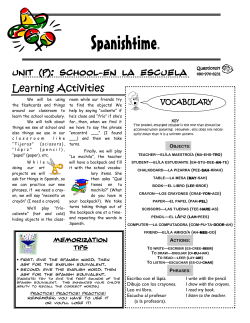 School (P) - Spanishtime