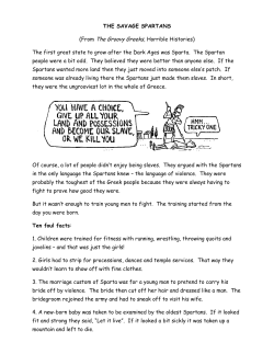 on life in Sparta File